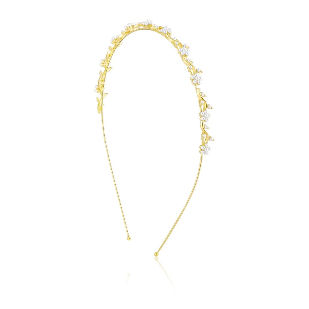 Pearl Flower Hair Hoop