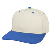 Cotton Twill 5-Panel Snapback Cap
