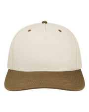 Cotton Twill 5-Panel Snapback Cap