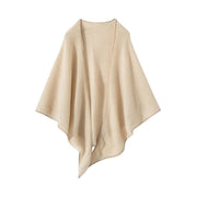 Women's Cashmere Knit Triangle Shawl