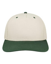 Cotton Twill 5-Panel Snapback Cap