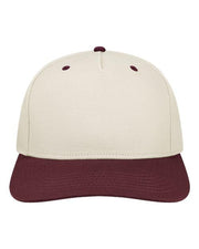 Cotton Twill 5-Panel Snapback Cap
