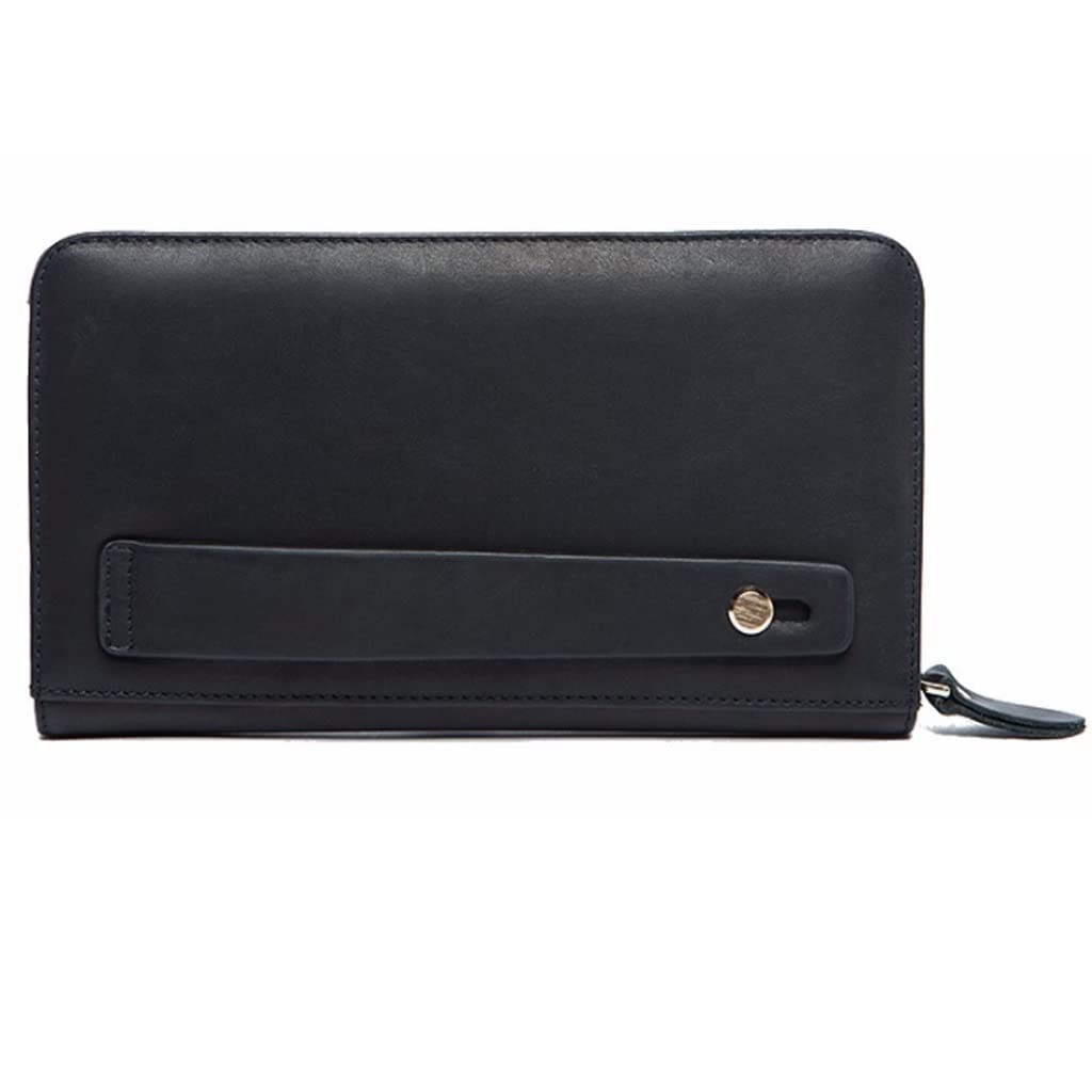 Men's Leather Long Wallet & Clutch