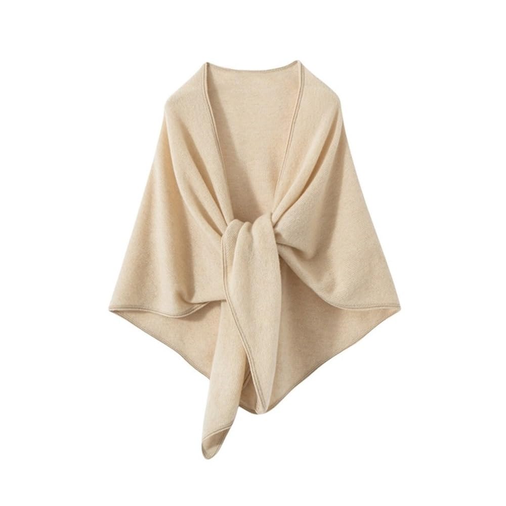 Women's Cashmere Knit Triangle Shawl