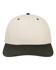 Cotton Twill 5-Panel Snapback Cap