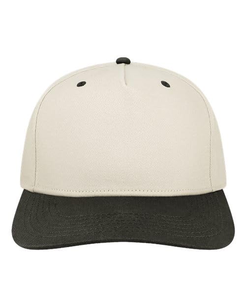 Cotton Twill 5-Panel Snapback Cap