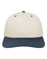 Cotton Twill 5-Panel Snapback Cap