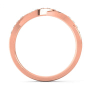 Olivia 0.20tcw Diamond Bypass Wedding Ring