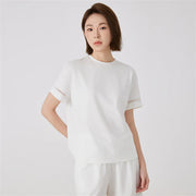 Women's Cotton Round Neck Short Sleeve T-Shirt