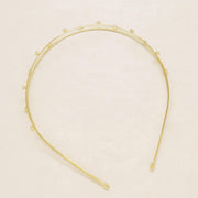 Gold-Tone Crystal Dotted Headband