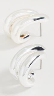 JENNY BIRD Women's Florence Earrings, High Polish Silver