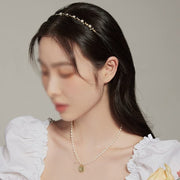 Pearl Flower Hair Hoop