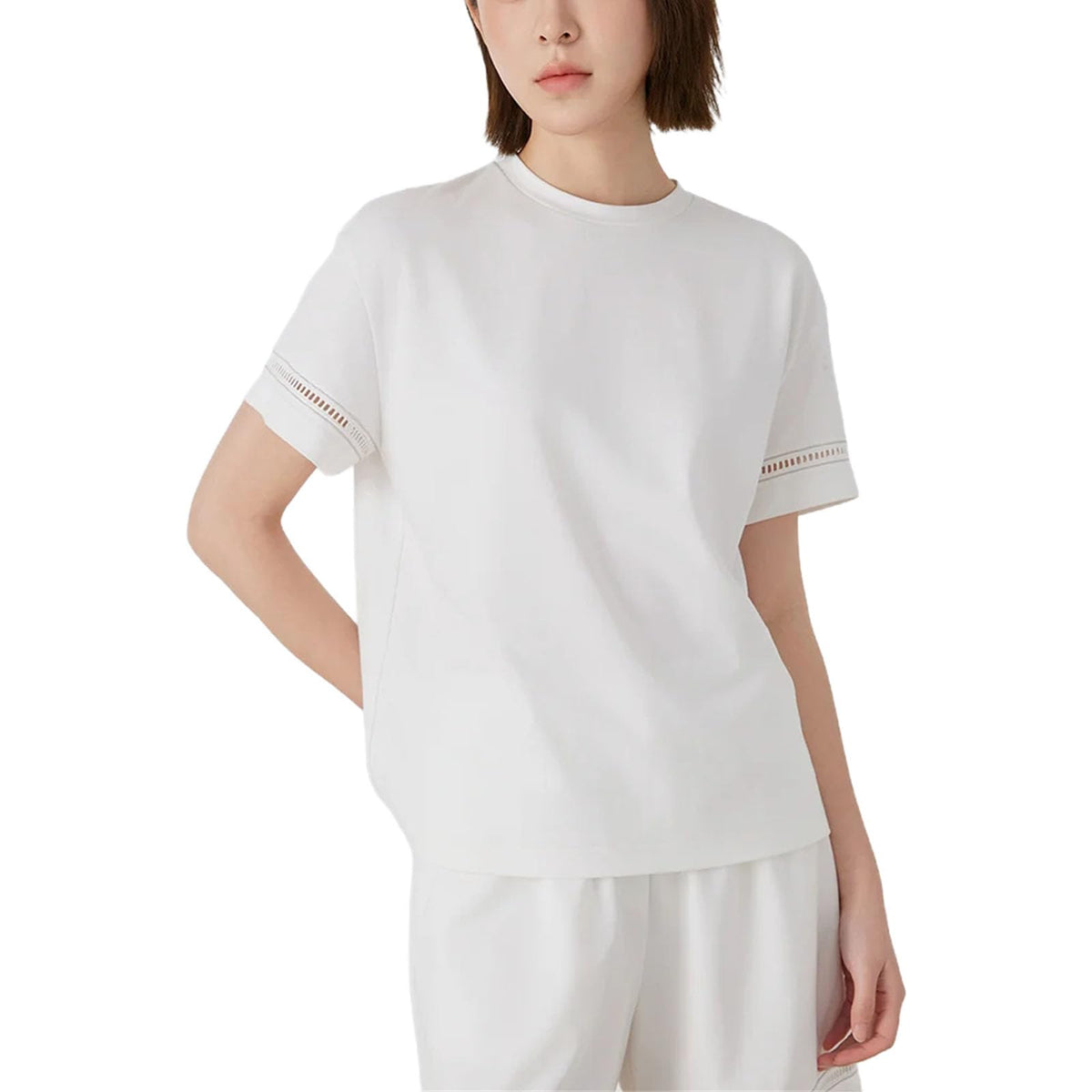 Women's Cotton Round Neck Short Sleeve T-Shirt