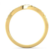 Olivia 0.20tcw Diamond Bypass Wedding Ring