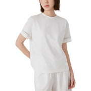 Women's Cotton Round Neck Short Sleeve T-Shirt