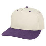 Cotton Twill 5-Panel Snapback Cap