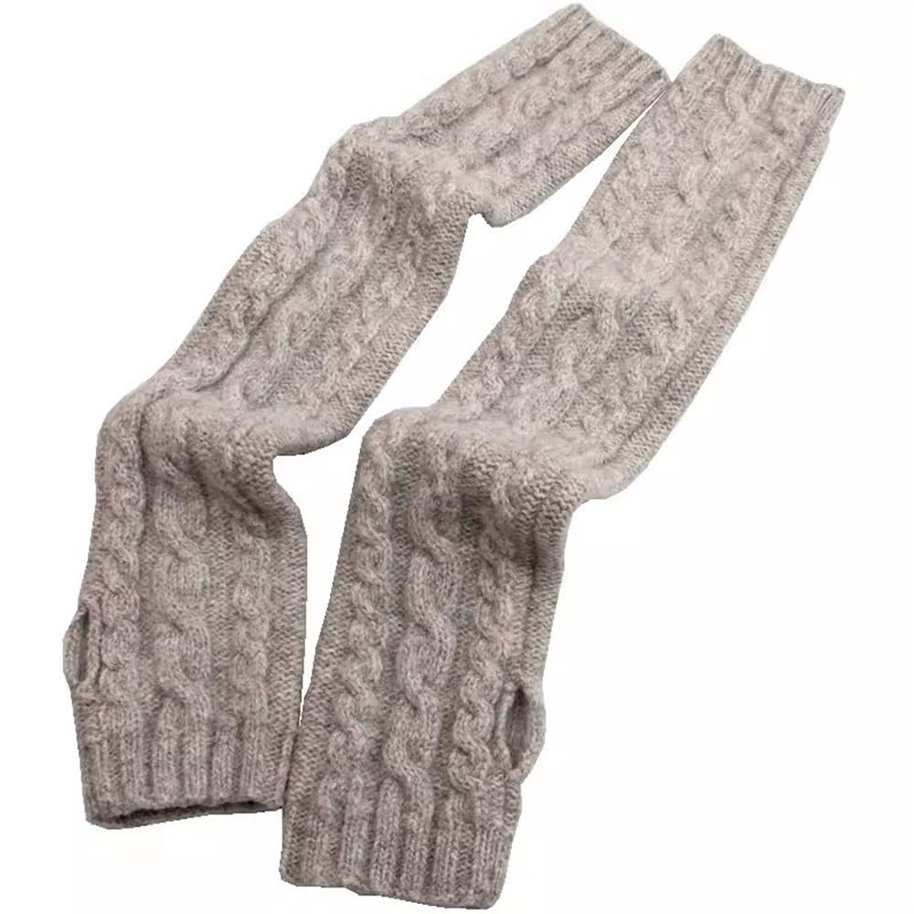 Women's Long Knit Arm Warmers