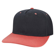 Cotton Twill 5-Panel Snapback Cap