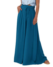 BTFBM Wide Leg Flowy Palazzo Pants for Women