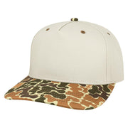 Cotton Twill 5-Panel Snapback Cap