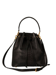 Cashhimi Costa Mesa Genuine Drawstring Shoulder Bag