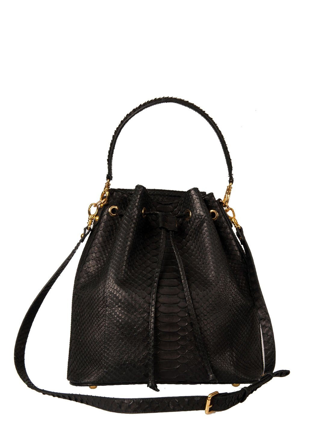 Cashhimi Costa Mesa Genuine Drawstring Shoulder Bag