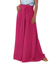 BTFBM Wide Leg Flowy Palazzo Pants for Women