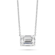 14K Gold Lab-Grown Diamond Solitaire Necklace