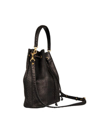 Cashhimi Costa Mesa Genuine Drawstring Shoulder Bag