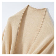 Women's Cashmere Knit Triangle Shawl