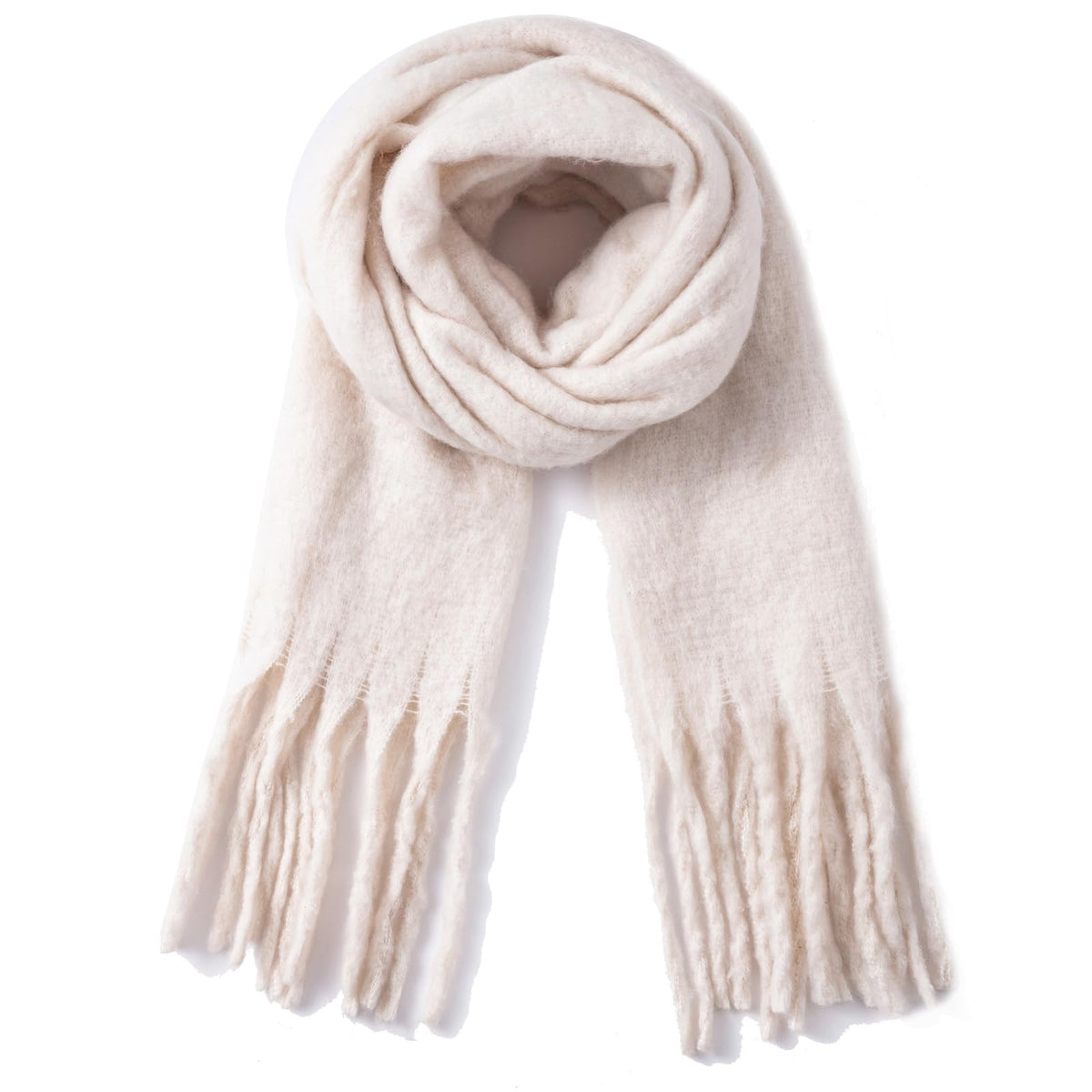 TUSHUSTY Chunky Scarf for Women Oversized Winter Blanket Wrap
