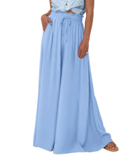 BTFBM Wide Leg Flowy Palazzo Pants for Women