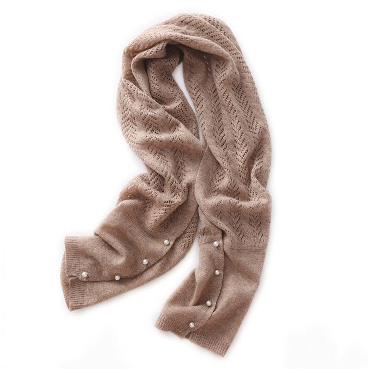 Women's Cashmere Knit Pashmina Shawl