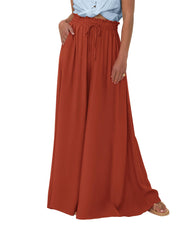 BTFBM Wide Leg Flowy Palazzo Pants for Women