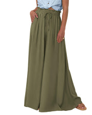 BTFBM Wide Leg Flowy Palazzo Pants for Women