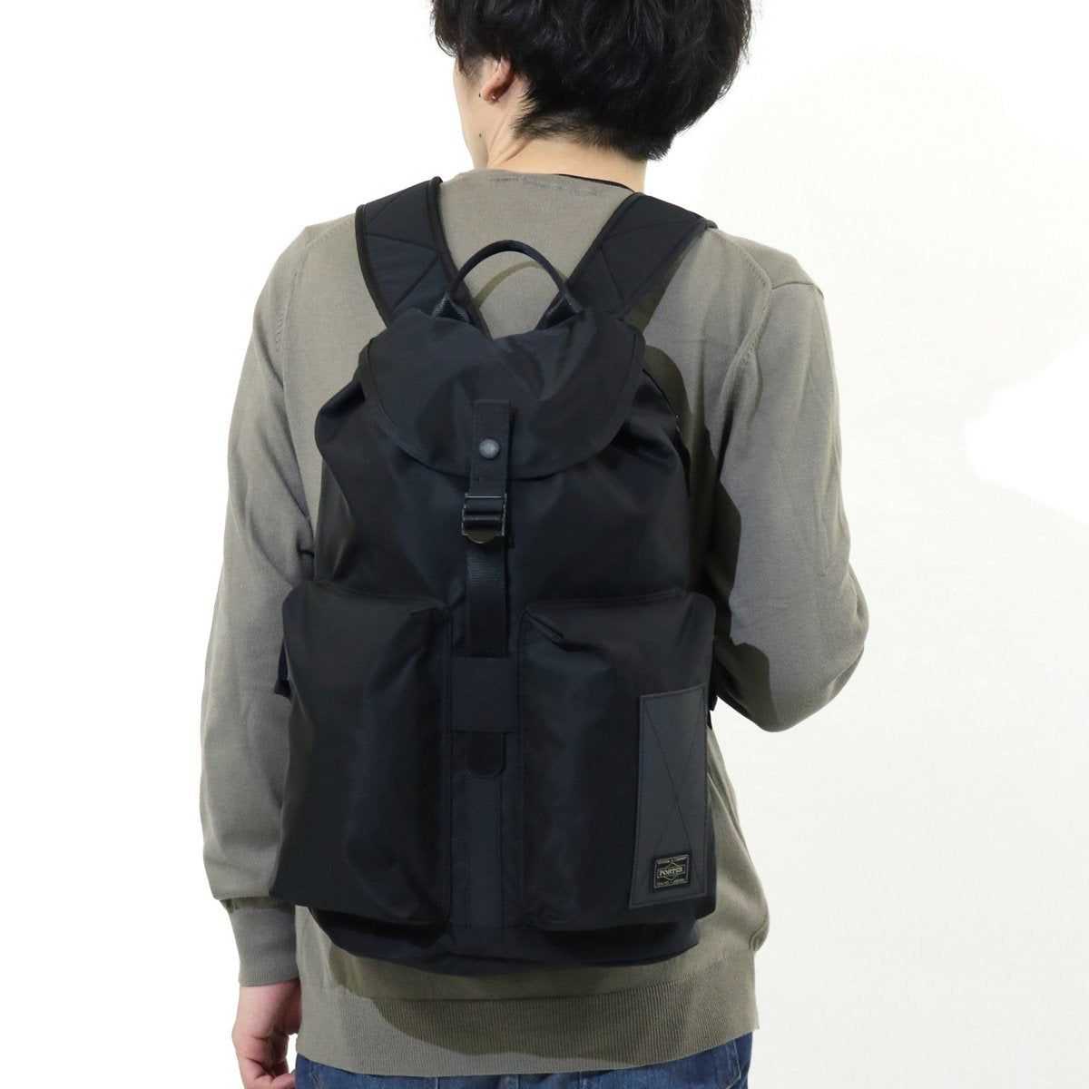 Black Casual Everyday Backpack