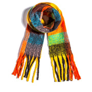 TUSHUSTY Chunky Scarf for Women Oversized Winter Blanket Wrap