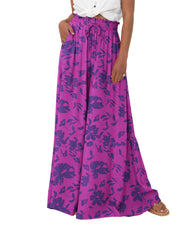 BTFBM Wide Leg Flowy Palazzo Pants for Women