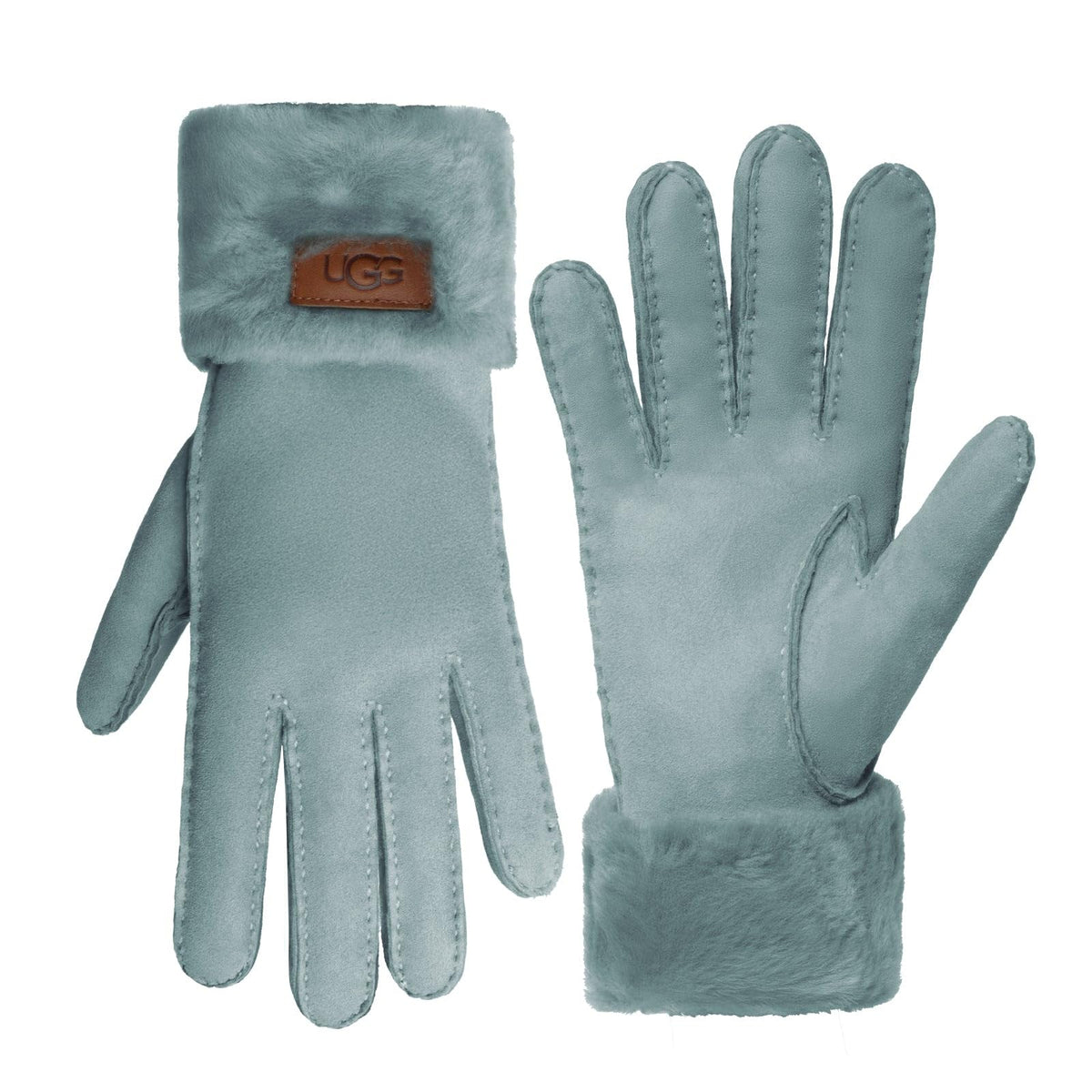 UGG womens Turn Cuff Water Resistant Sheepskin Gloves