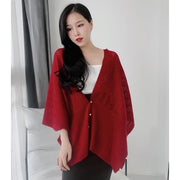 Women's Cashmere Knit Pashmina Shawl