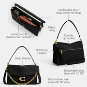 Coach Women's Chain Tabby Shoulder Bag 35