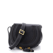 Chloe, Pre-Loved Marcie Crossbody Bag Leather Small, Black