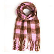 TUSHUSTY Chunky Scarf for Women Oversized Winter Blanket Wrap