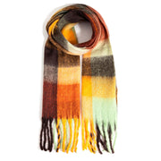 TUSHUSTY Chunky Scarf for Women Oversized Winter Blanket Wrap