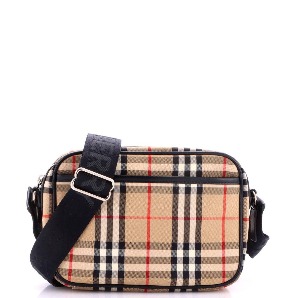Burberry, Pre-Loved Front Pocket Crossbody Bag, Neutral