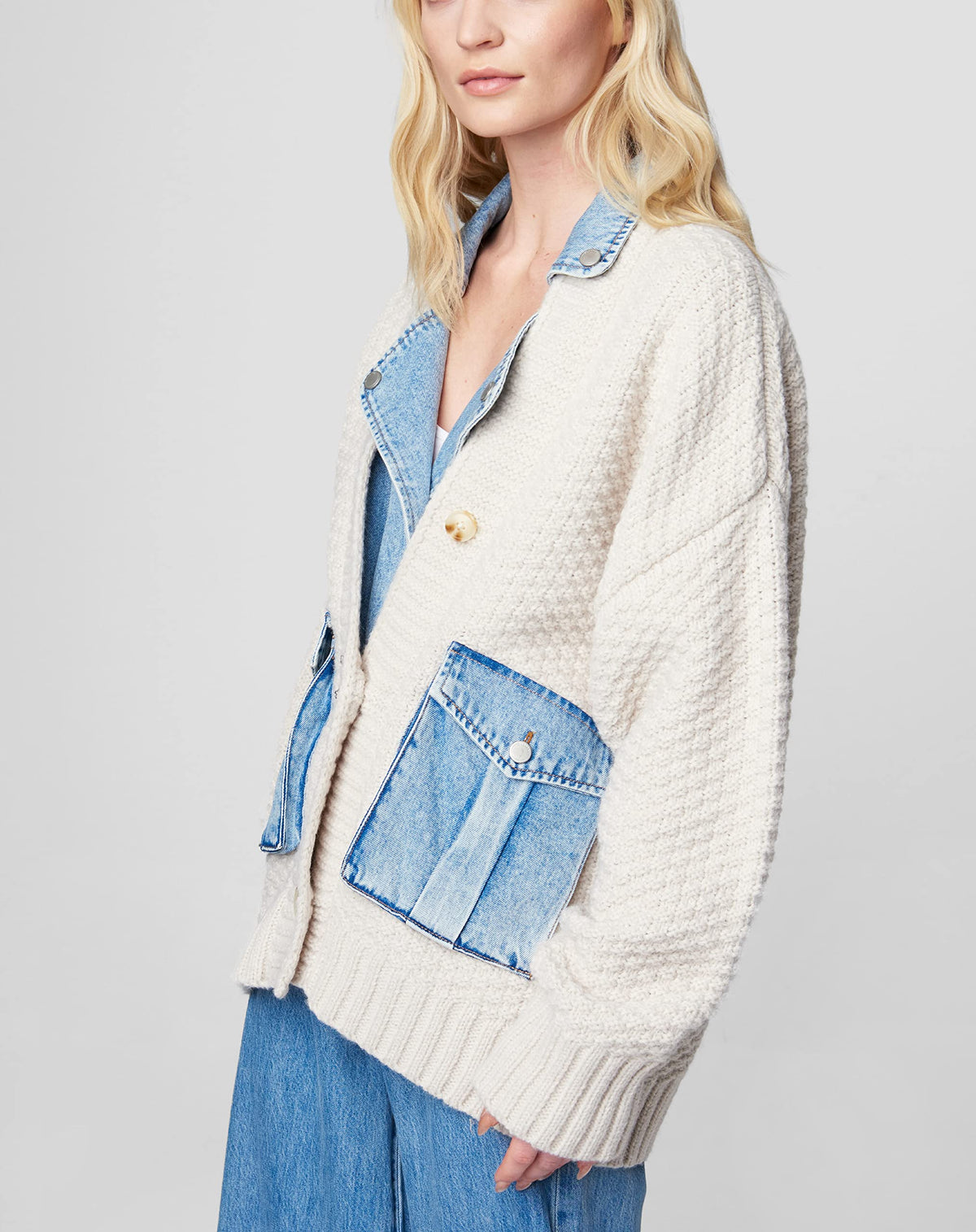 [BLANKNYC] Women's Button Up Cardigan