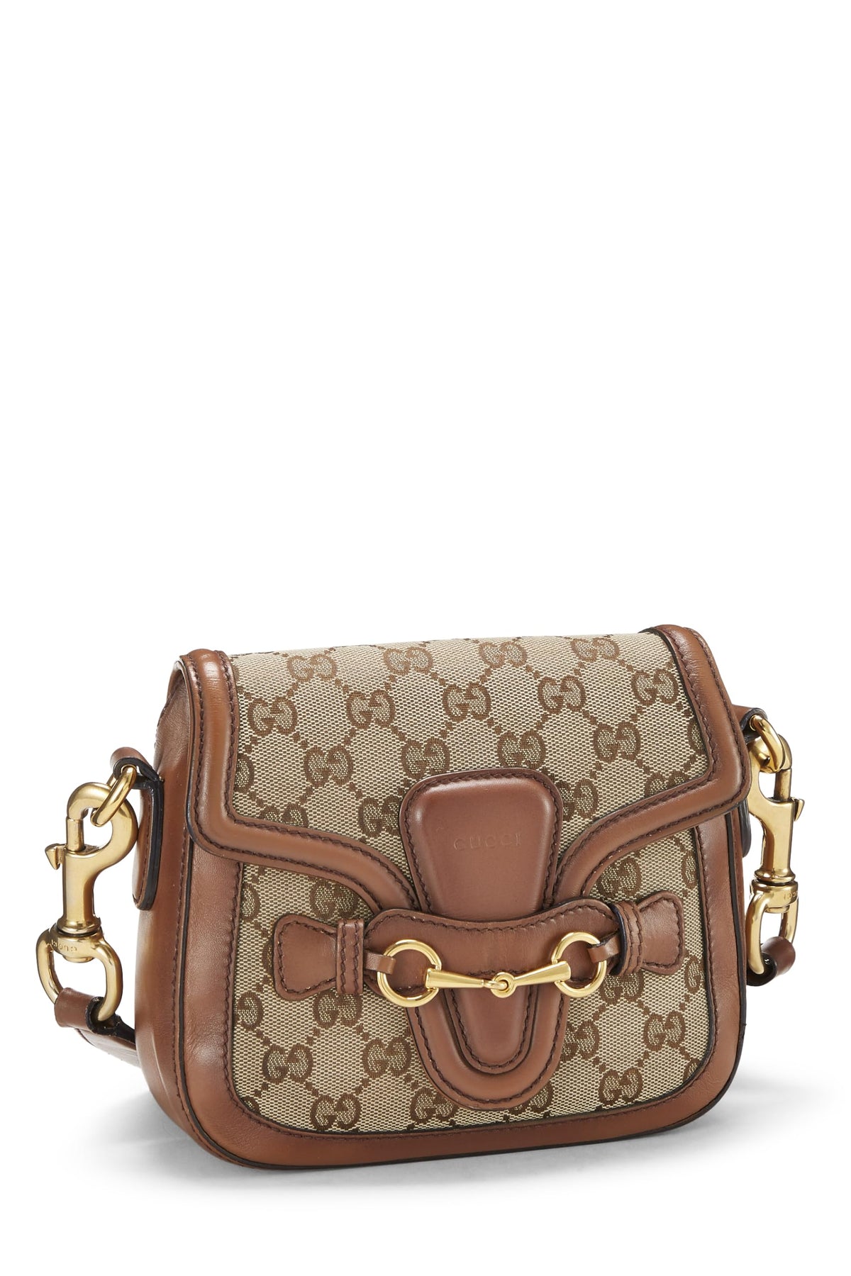 Women's Brown Canvas Shoulder Bag