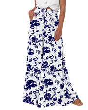 BTFBM Wide Leg Flowy Palazzo Pants for Women