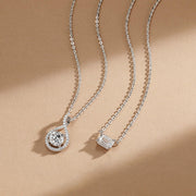 Women's Lab-Grown Diamond Infinity Pendant Necklace