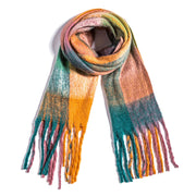 TUSHUSTY Chunky Scarf for Women Oversized Winter Blanket Wrap